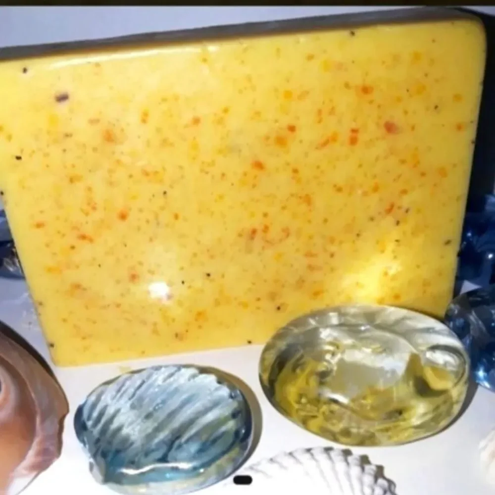 Hand CRAFTED Orange Lotus Soap
